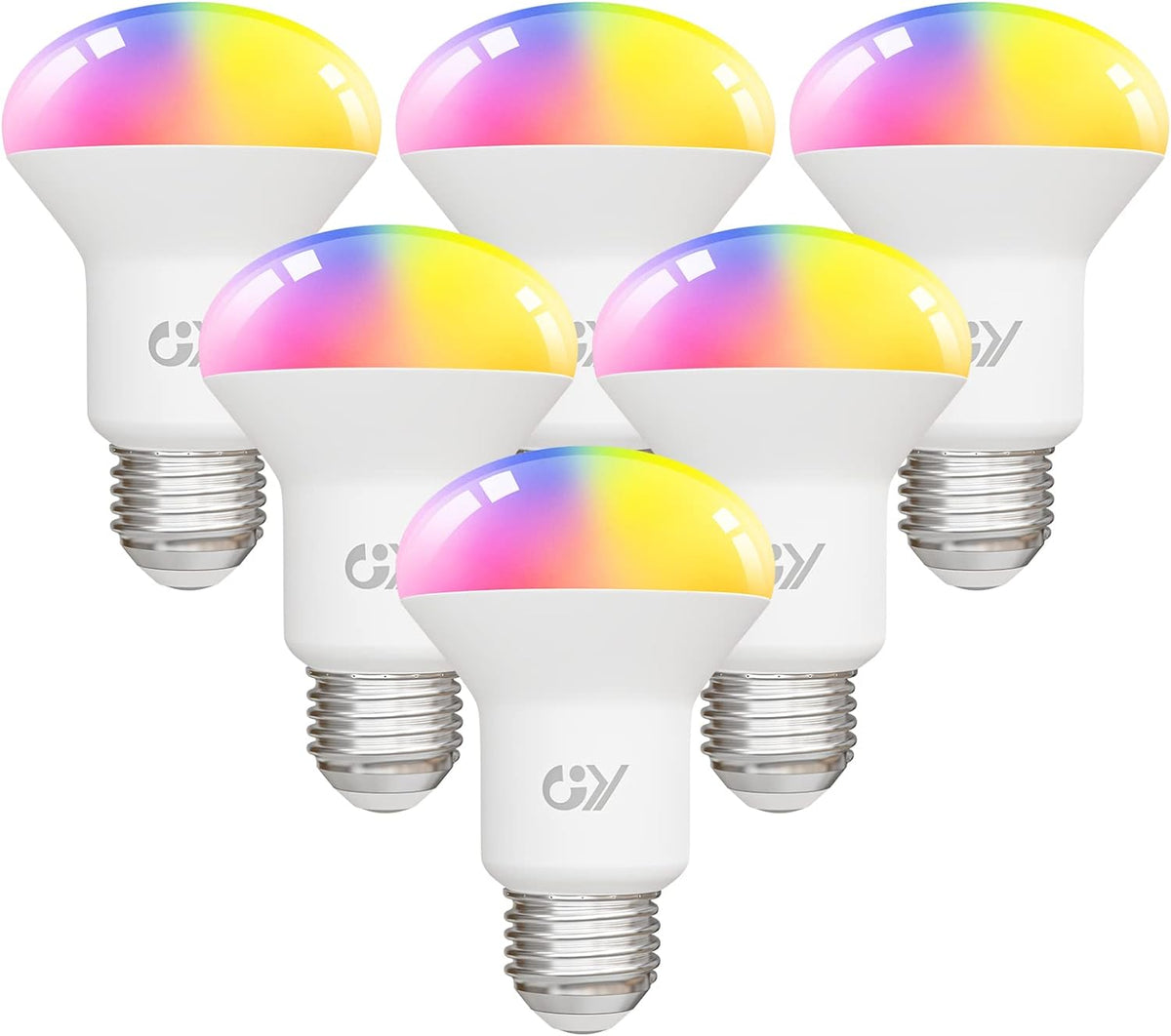 GY E27 LED R63 Smart WiFi Lampe 9W 820 Lumen Kompatibel mit Alexa Echo und Google Assistant