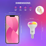 GY E27 LED R50 Smart WiFi Lampe 7W 620 Lumen Kompatibel mit Alexa Echo und Google Assistant
