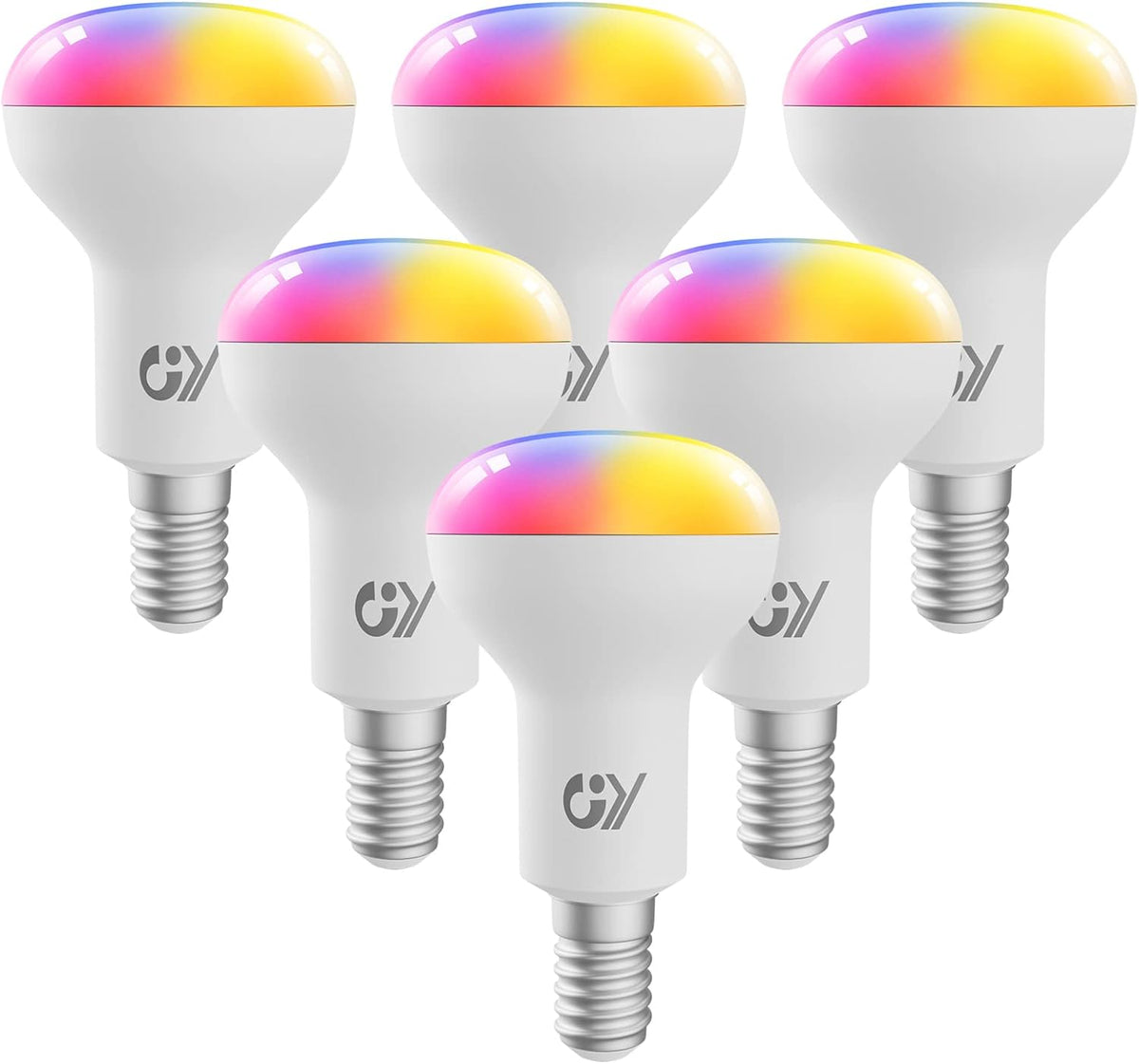 GY E27 LED R50 Smart WiFi Lampe 7W 620 Lumen Kompatibel mit Alexa Echo und Google Assistant