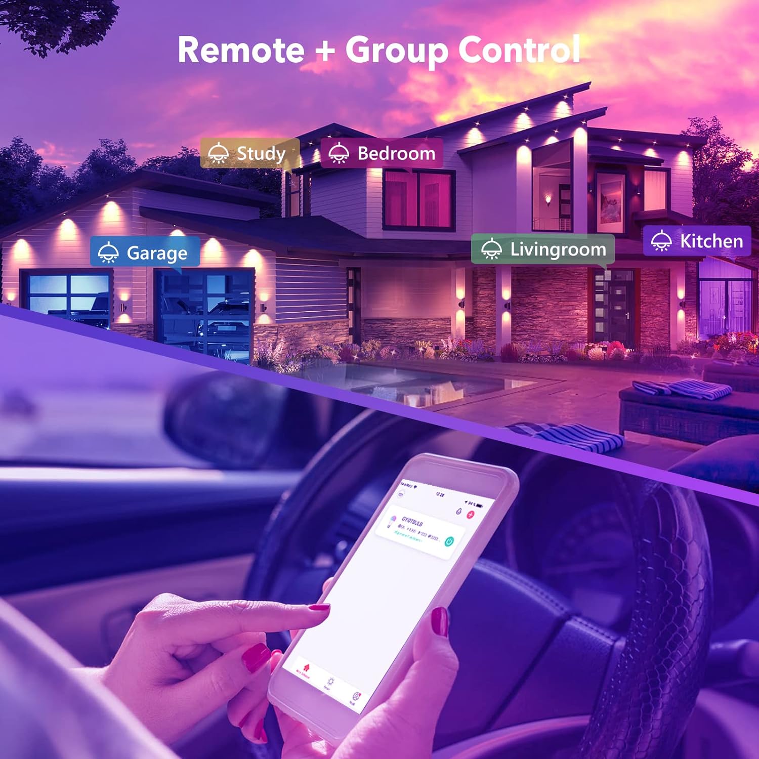 GY E27 LED R50 Smart WiFi Lampe 7W 620 Lumen Kompatibel mit Alexa Echo und Google Assistant
