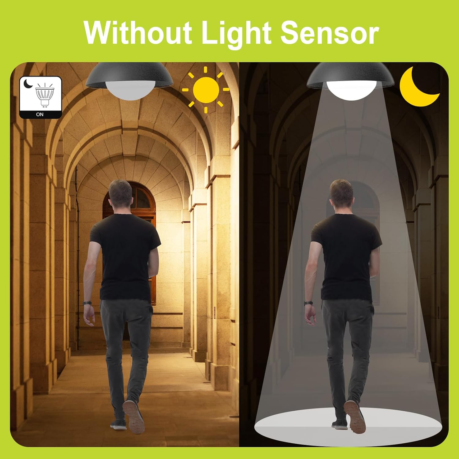 GY E27 A60 LED Lampe 6.5W mit Sensor Energieeffizienzklasse C