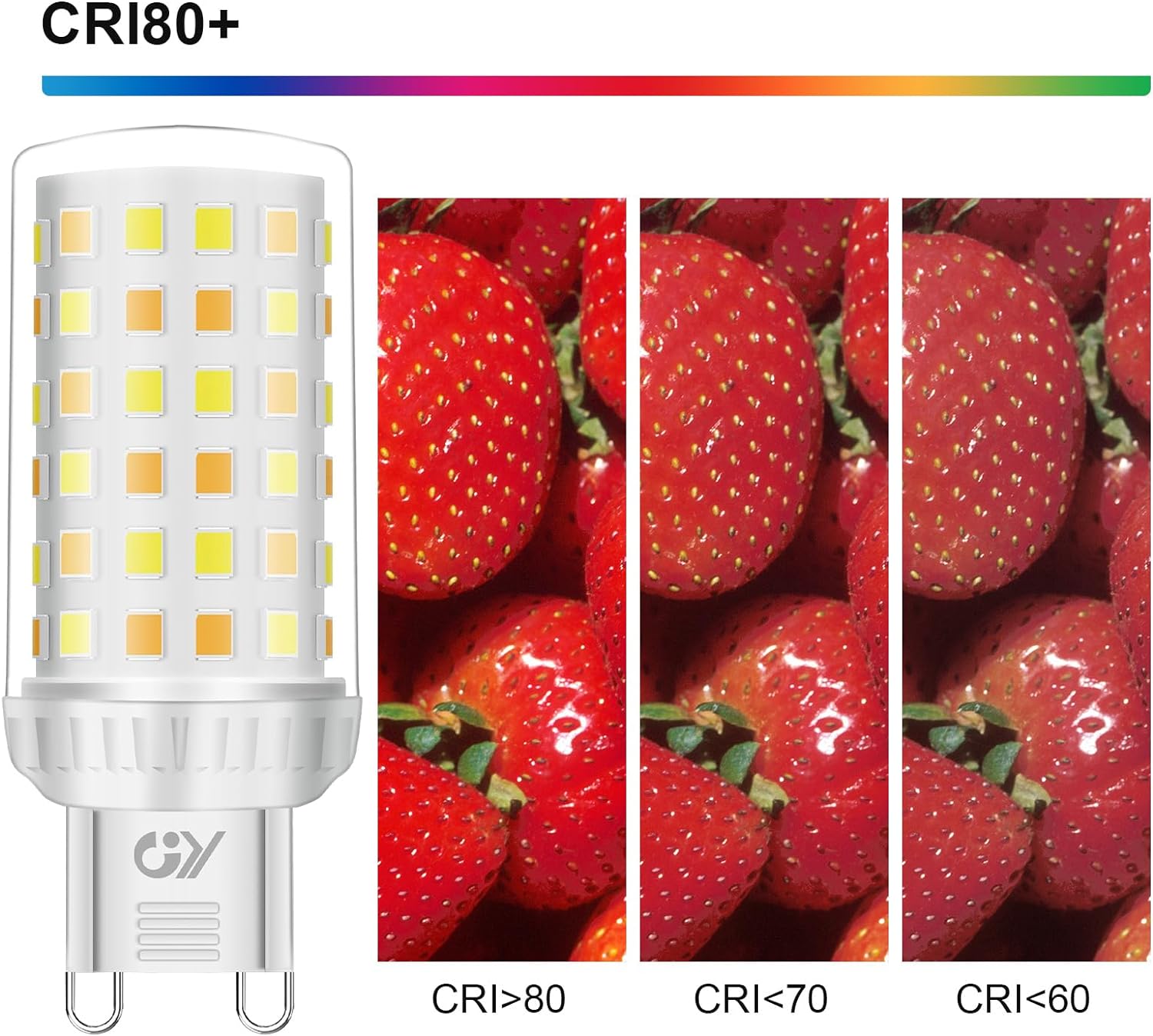 GY G9 LED Smart WiFi Lampe 4W 440 Lumen Kompatibel mit Alexa und Google