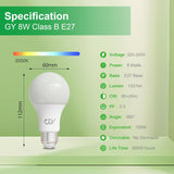 GY_LED_A60_8W_1521LM_Specification